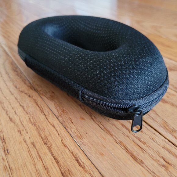 Arnette Protective Sunglass Case Gray Zipper Donut Hole Clam Shell Padded - Picture 5 of 10